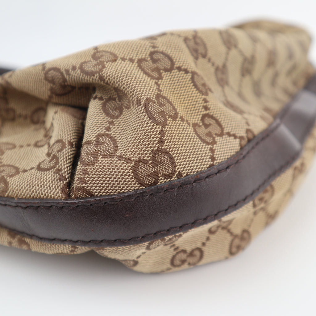 C2700 Gucci Shoulder Bag GG Canvas Scarlett Tote Bag | Pre-Owned Very Good Brown Canvas GG