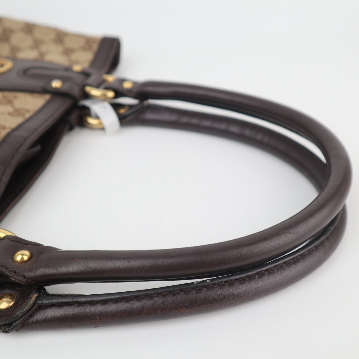 C2700 Gucci Shoulder Bag GG Canvas Scarlett Tote Bag | Pre-Owned Very Good Brown Canvas GG