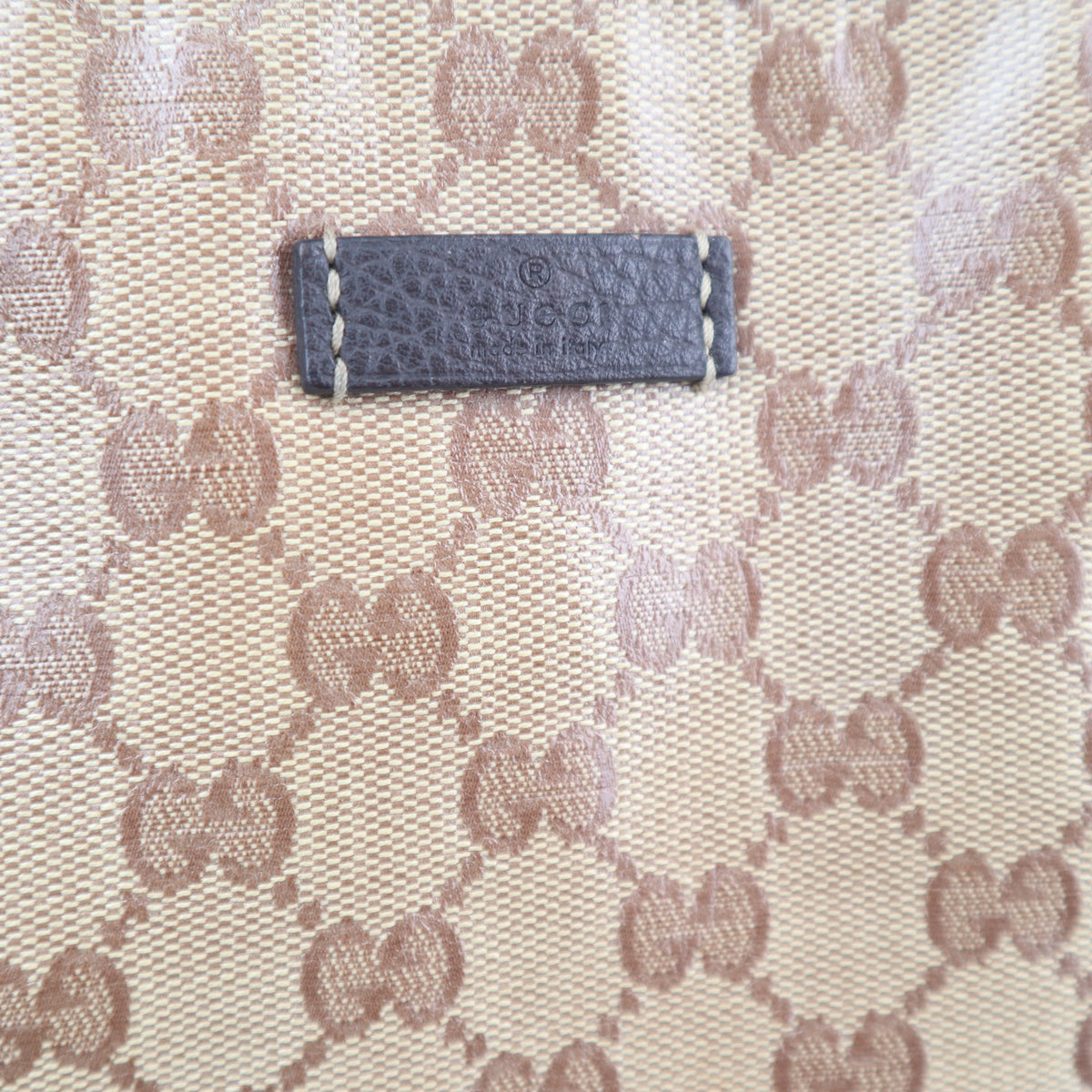 C2704 Gucci Tote Bag Vintage GG Canvas Princy Tote Bag | Pre-Owned Very Good Brown Canvas GG
