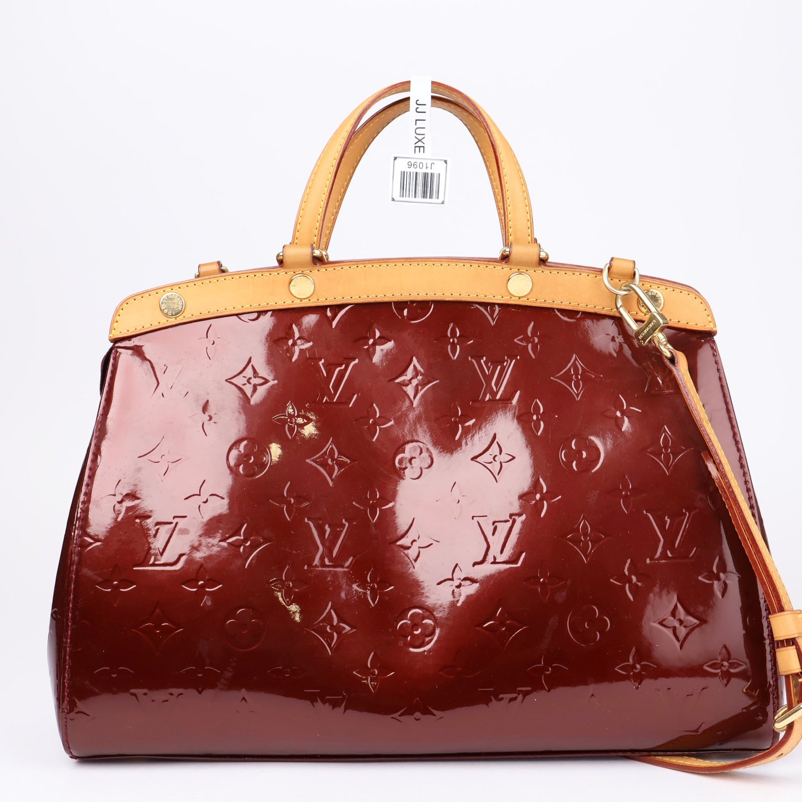 J1096 Louis Vuitton Morado Monogram Vernis Brea Bag- Pre Owned