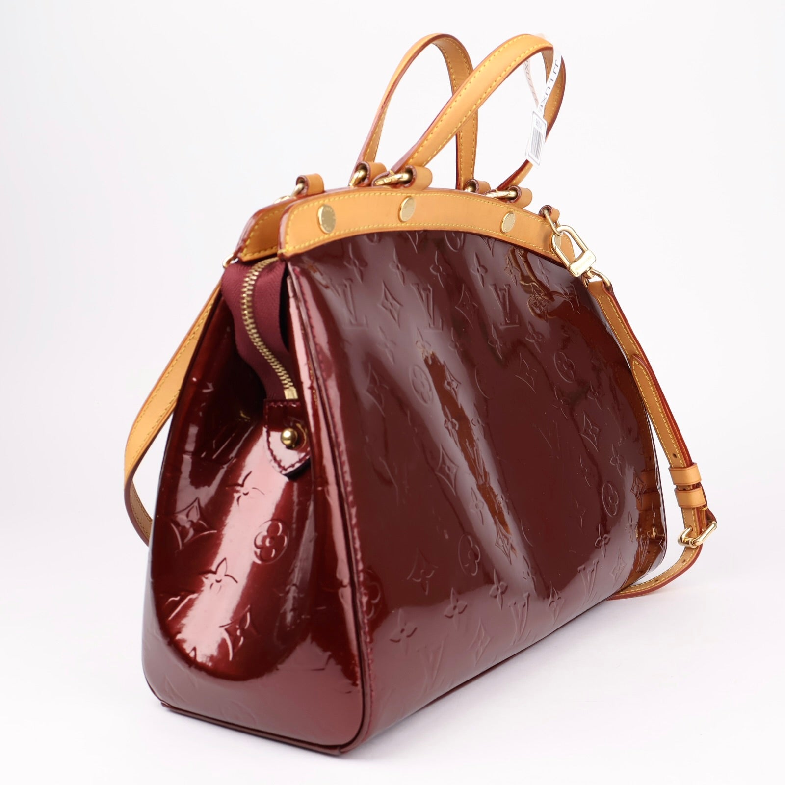 J1096 Louis Vuitton Morado Monogram Vernis Brea Bag- Pre Owned