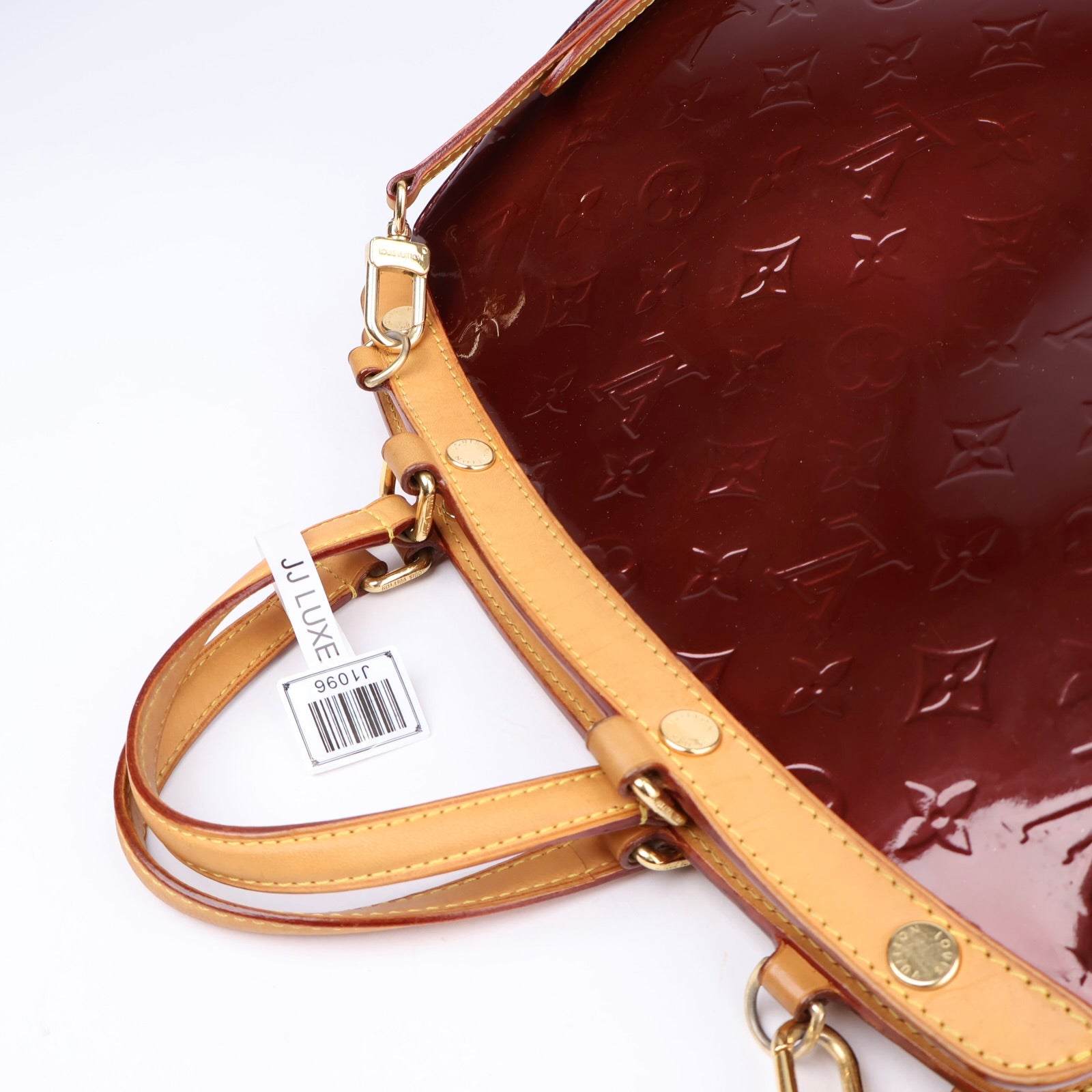 J1096 Louis Vuitton Morado Monogram Vernis Brea Bag- Pre Owned