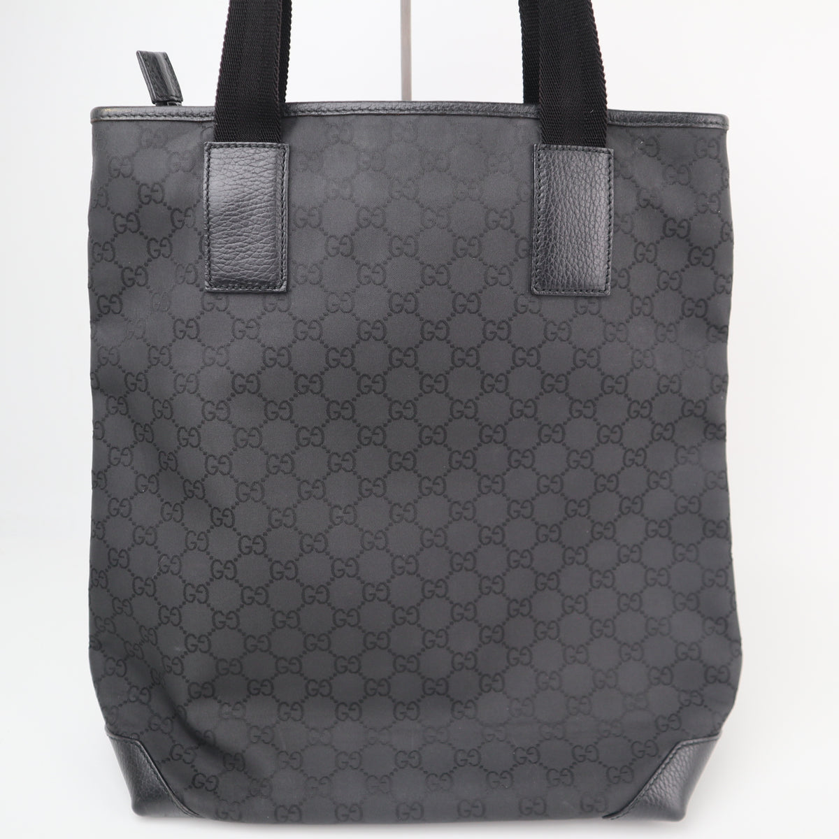 C2706 Gucci Tote Bag GG Denim Tote Bag Black | Pre-Owned Excellent Black Denim GG