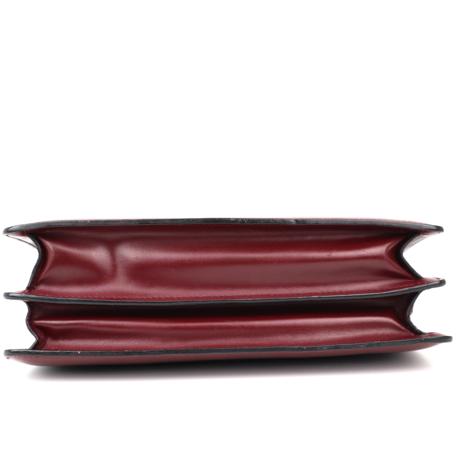 C1221 Bulgari Calfskin Serpenti Forever Top Handle Red-Pre Owned