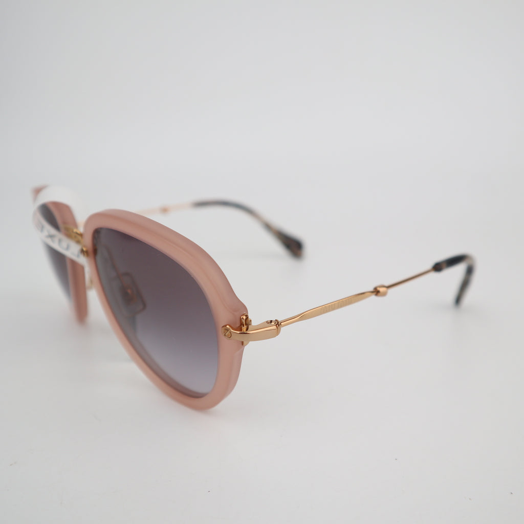 C2709 Miu Miu Sunglasses SMU03Q Sunglasses rosa | Pre-Owned Very Good Pink Acetate / Metal
