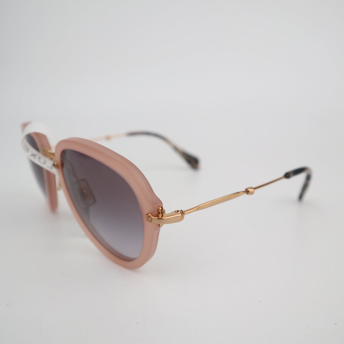 C2709 Miu Miu Sunglasses SMU03Q Sunglasses rosa | Pre-Owned Very Good Pink Acetate / Metal
