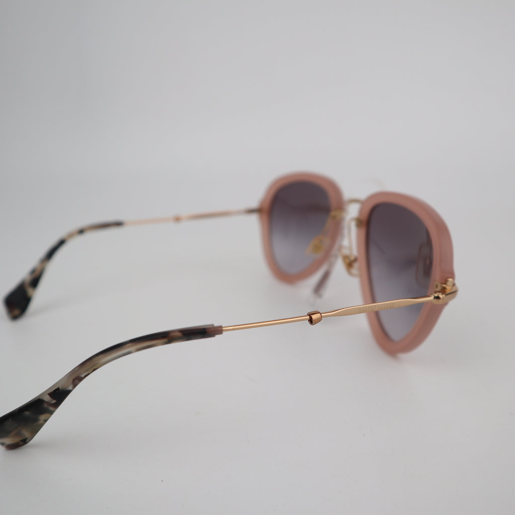 C2709 Miu Miu Sunglasses SMU03Q Sunglasses rosa | Pre-Owned Very Good Pink Acetate / Metal