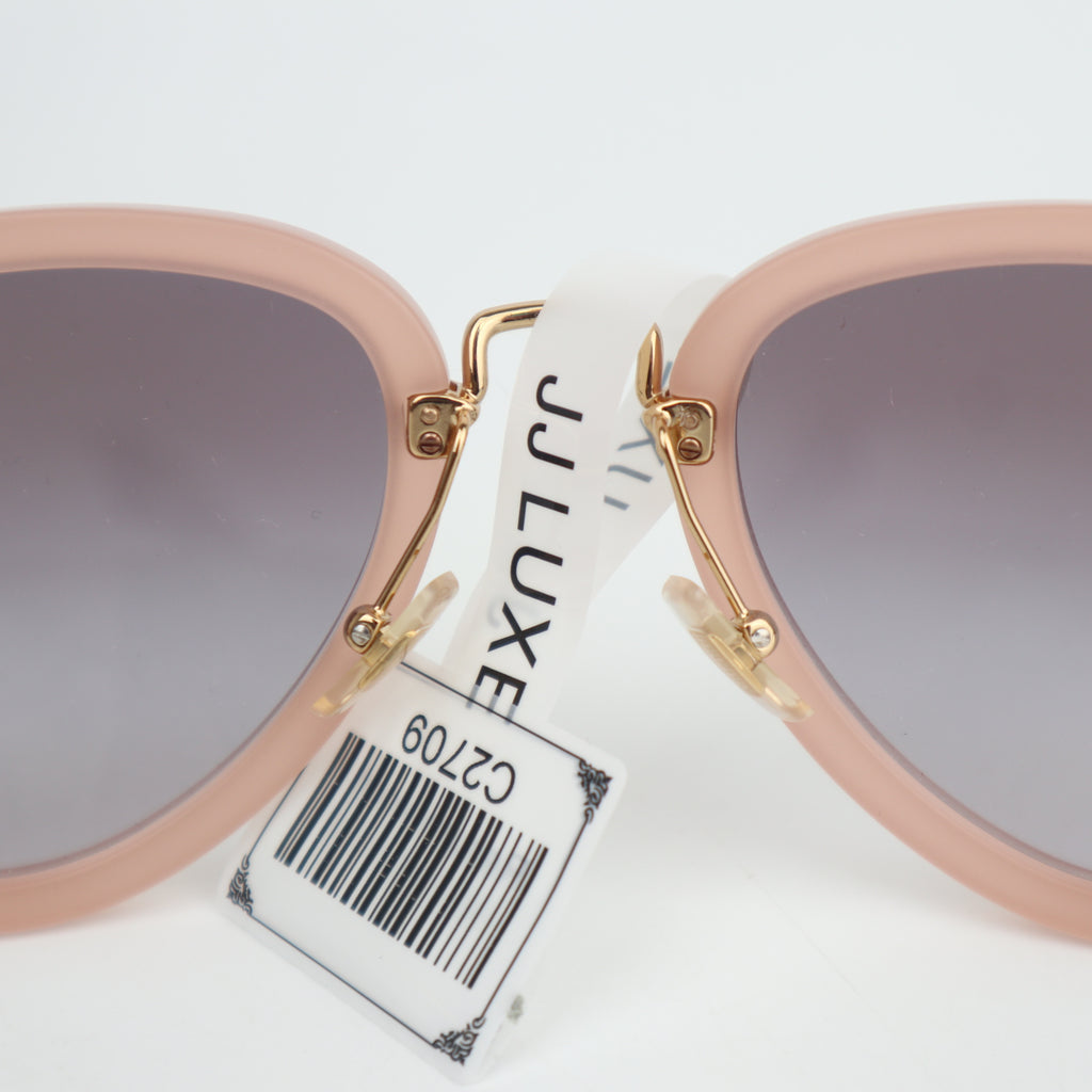 C2709 Miu Miu Sunglasses SMU03Q Sunglasses rosa | Pre-Owned Very Good Pink Acetate / Metal