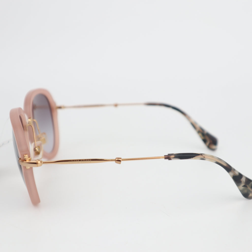 C2709 Miu Miu Sunglasses SMU03Q Sunglasses rosa | Pre-Owned Very Good Pink Acetate / Metal
