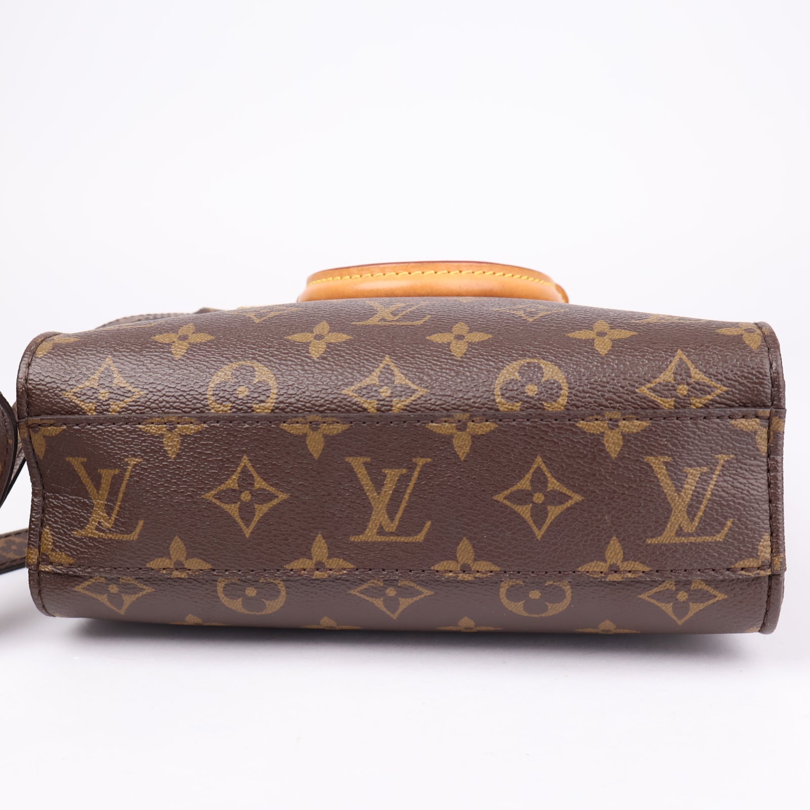 J1085 LOUIS VUITTON Sac Plat BB Monogram Shoulder Tote Bag- Pre Owned