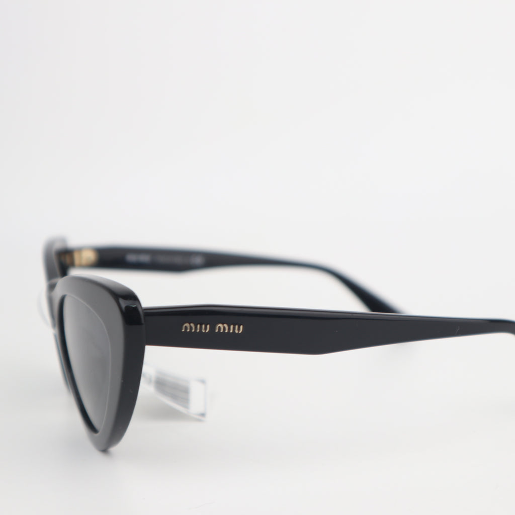 C2710 Miu Miu Sunglasses SMU01V Sunglasses-A Black | Pre-Owned Very Good Black Acetate / Metal