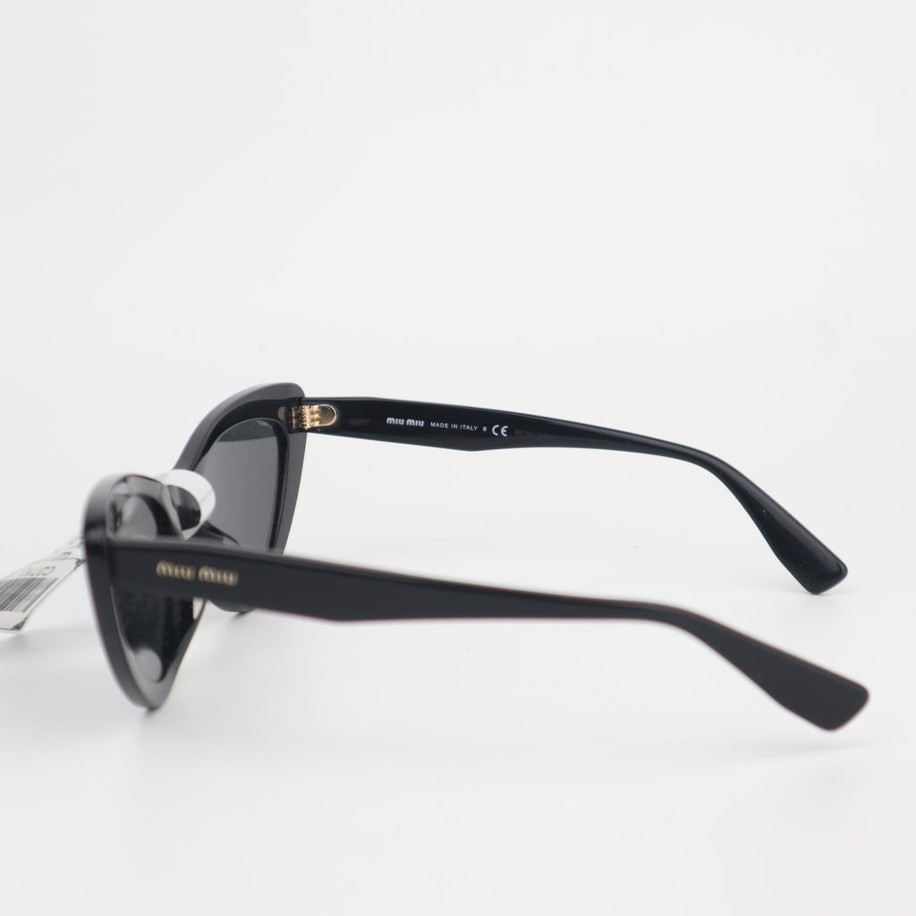 C2710 Miu Miu Sunglasses SMU01V Sunglasses-A Black | Pre-Owned Very Good Black Acetate / Metal