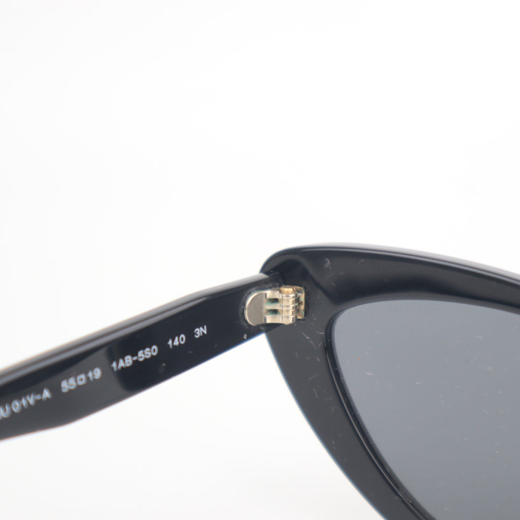 C2710 Miu Miu Sunglasses SMU01V Sunglasses-A Black | Pre-Owned Very Good Black Acetate / Metal