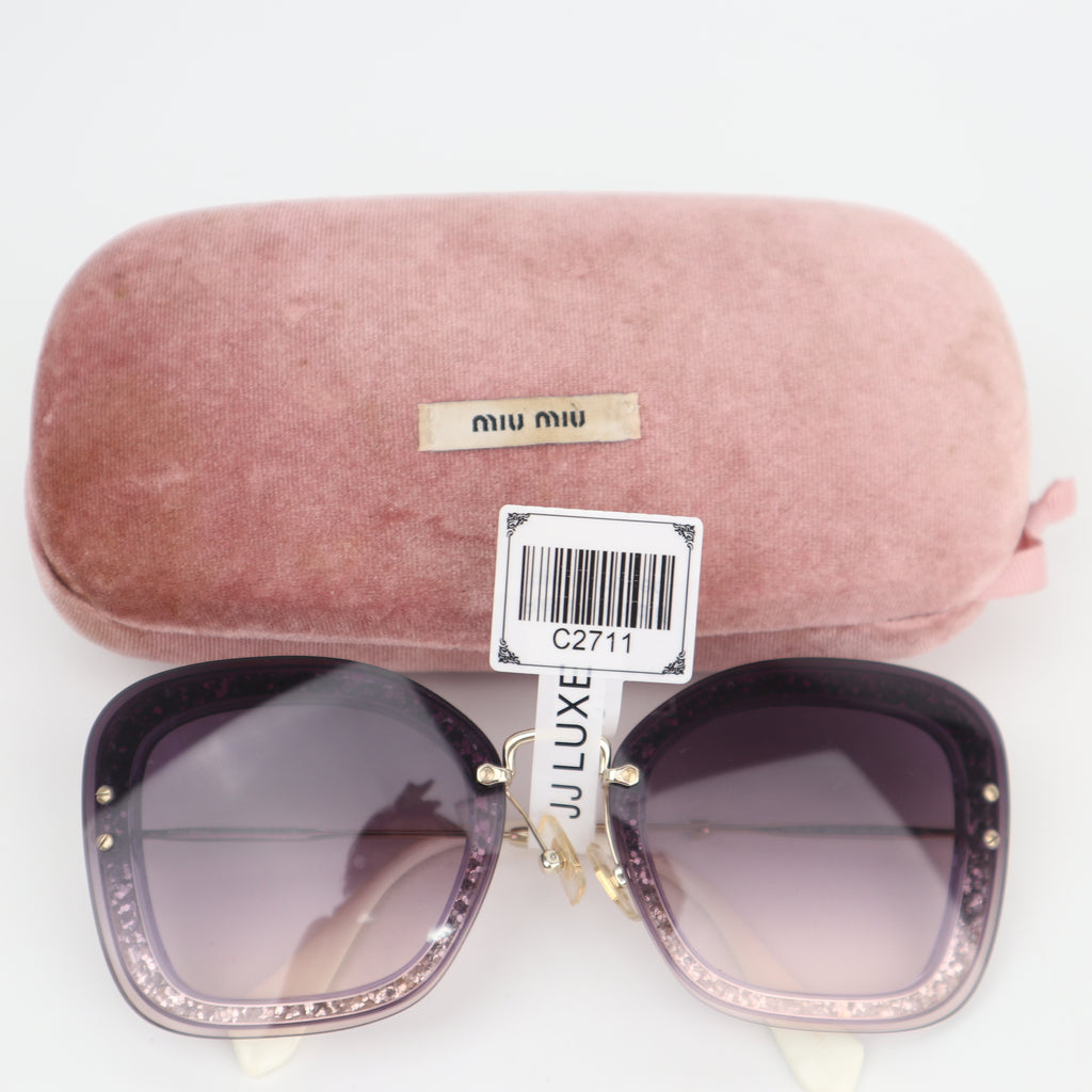 C2711 Miu Miu Sunglasses SMU02T Sunglasses | Pre-Owned Very Good Acetate / Metal