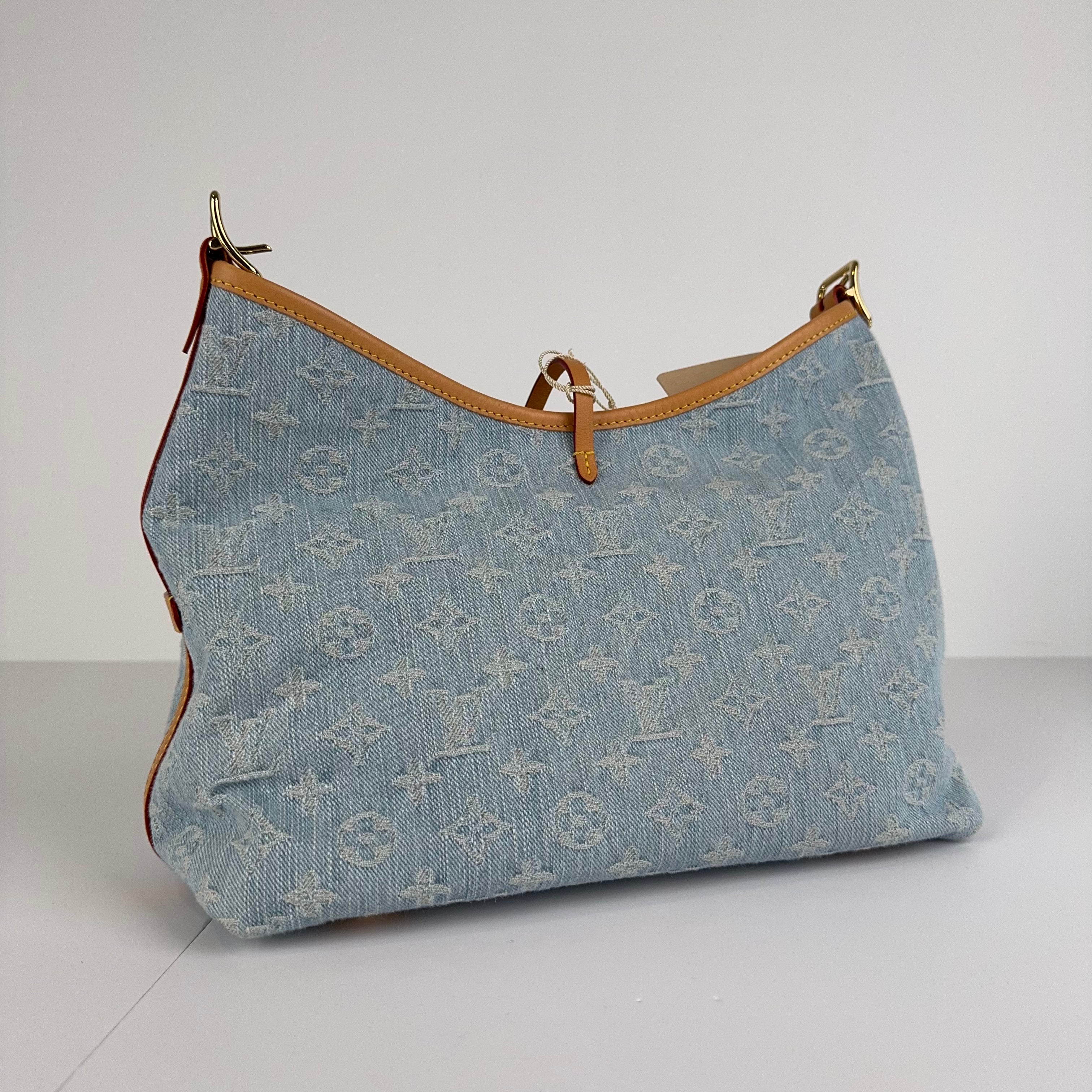 PRE OWNED-Louis Vuitton Carryall Monogram Denim