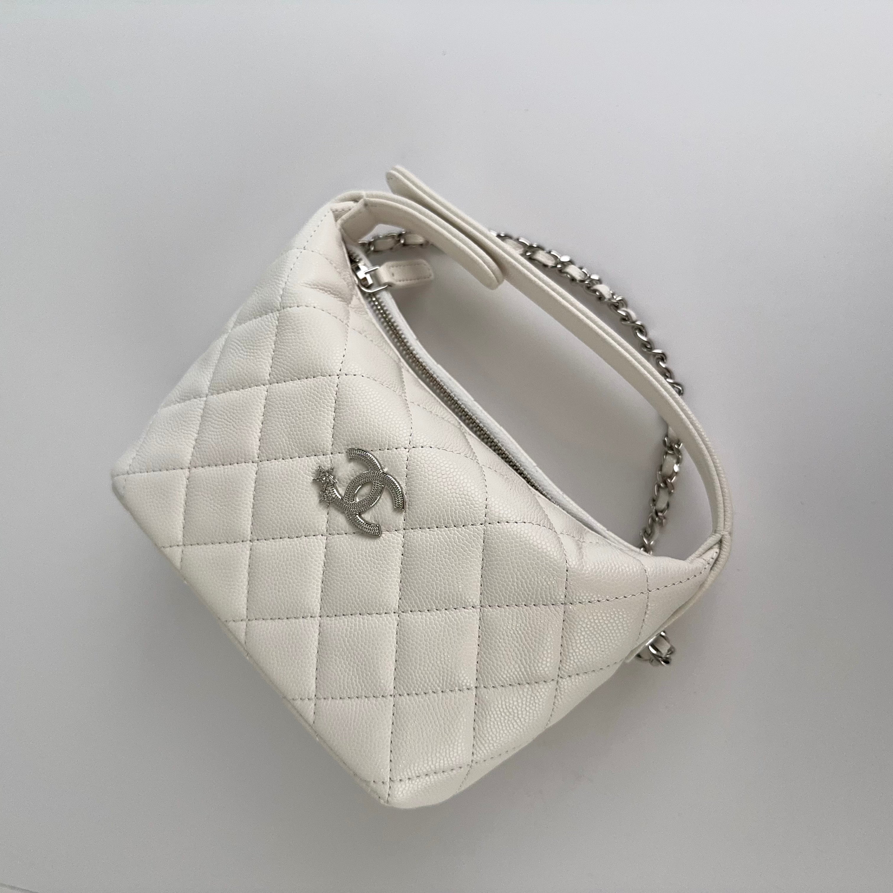 PRE OWNED-Chanel Classic Clutch with Chain with Star logo