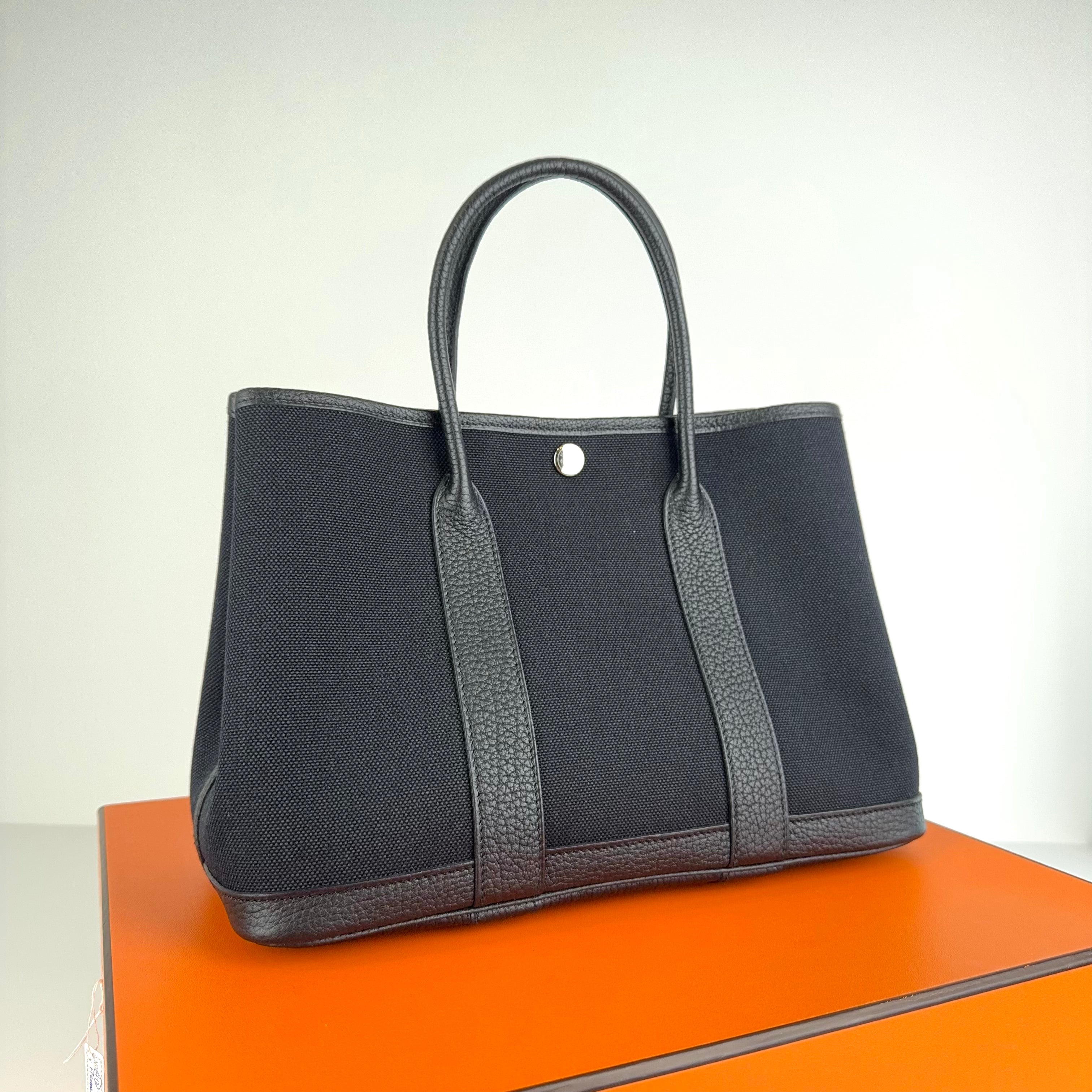 PRE OWNED-Hermès Garden party cloth tote
