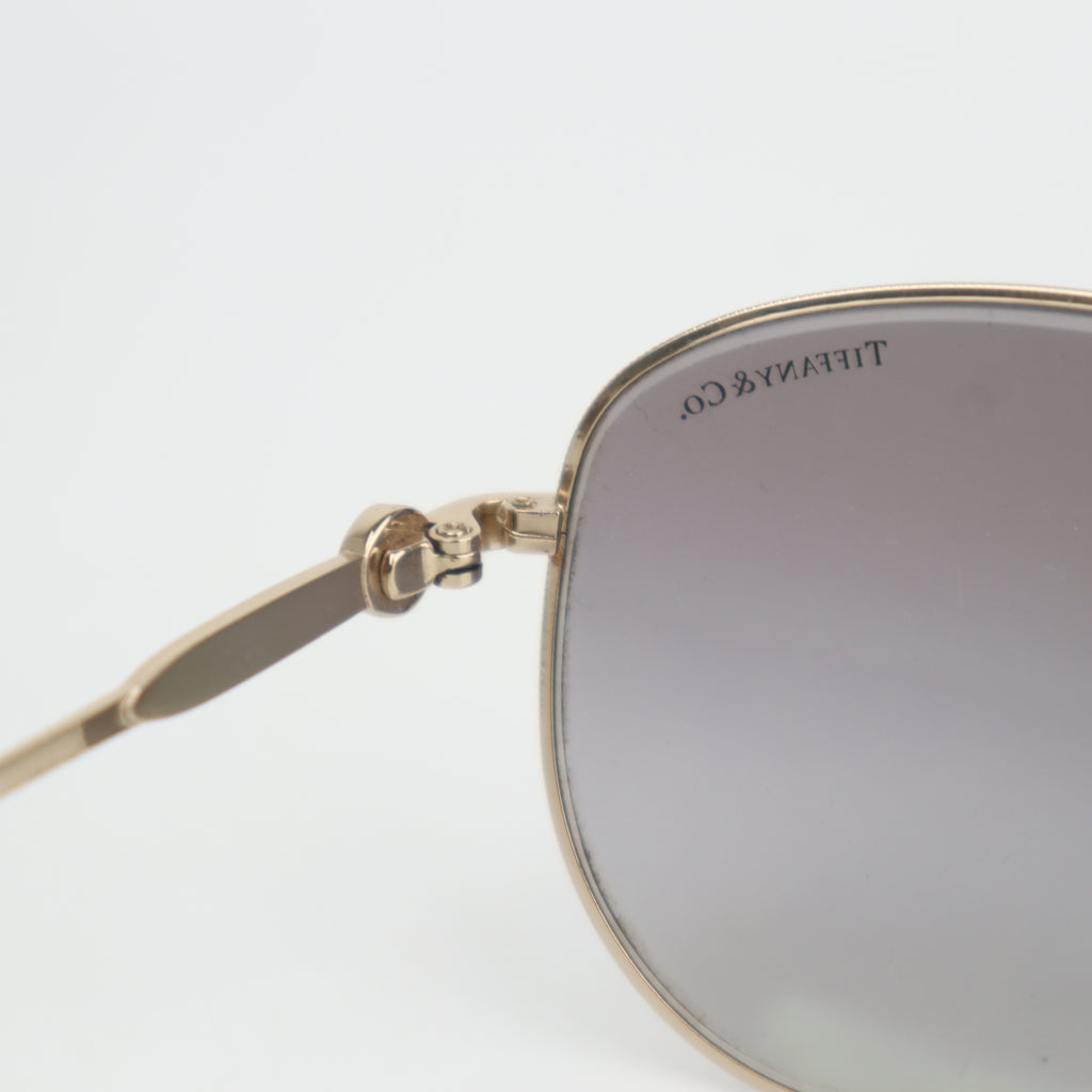 C2713 Tiffany & Co. Sunglasses TF3043 Pale Gold-Blue Sunglasses | Pre-Owned Very Good Pale Gold / Blue Acetate / Metal