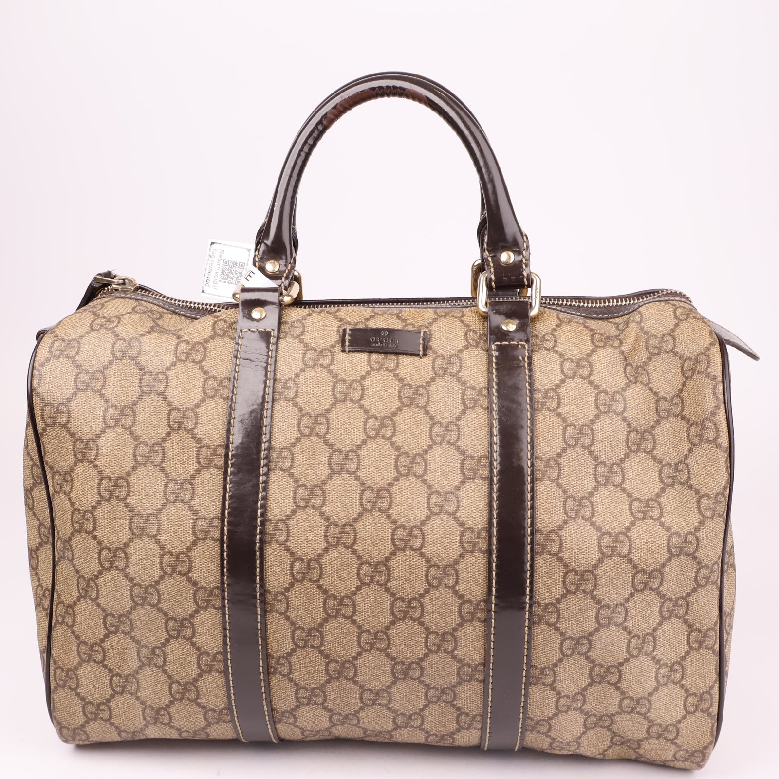 J1087 Gucci Boston Bowling Bag - Pre Owned