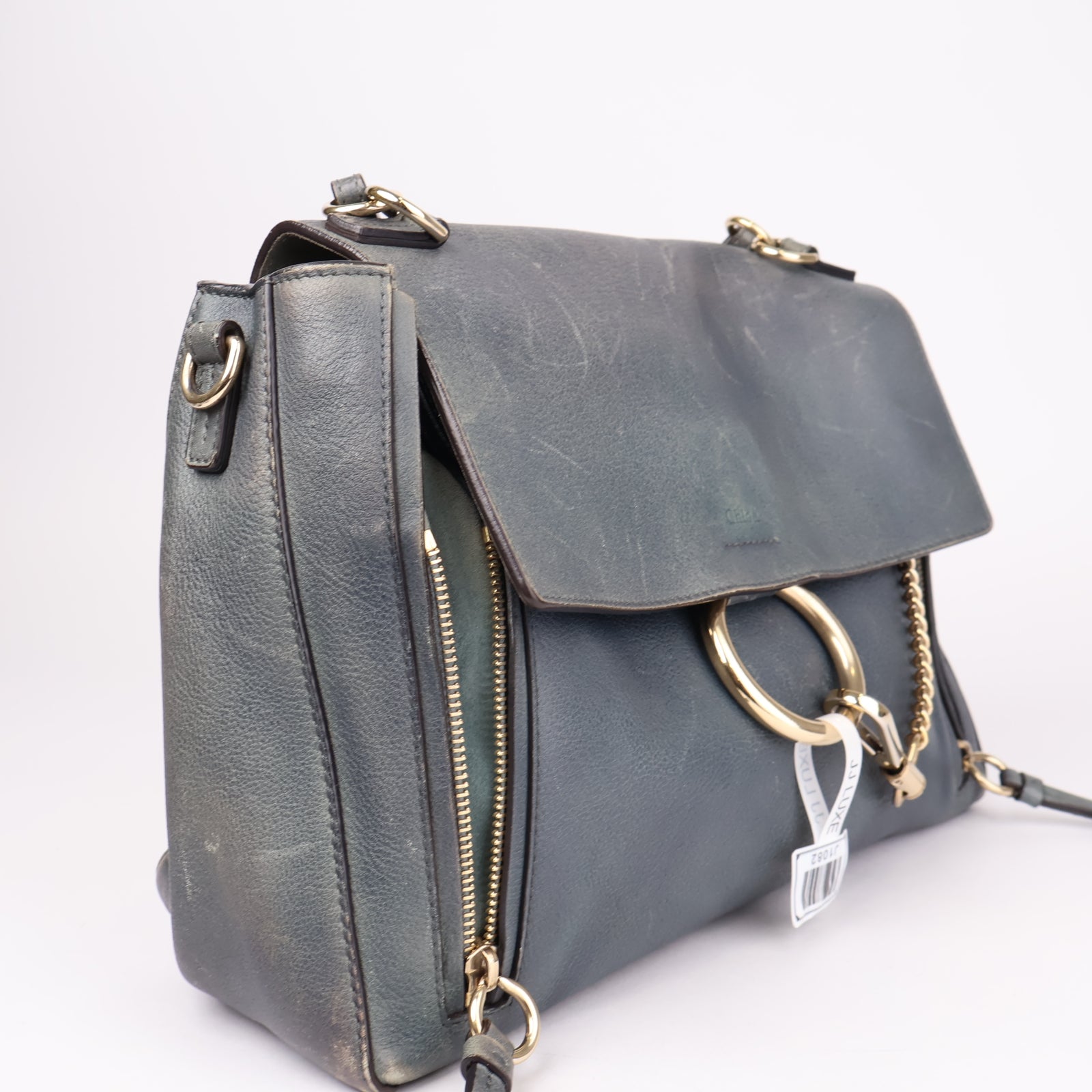 J1082 Chloé Faye Day Bag Leather Small satchel- Pre Owned