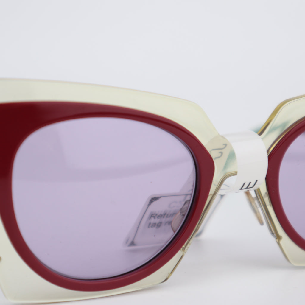 C2715 Fendi Sunglasses Sunglasses Red | Pre-Owned Very Good Red Acetate / Metal