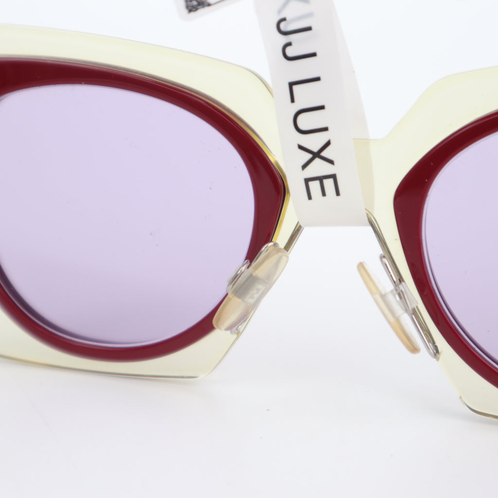 C2715 Fendi Sunglasses Sunglasses Red | Pre-Owned Very Good Red Acetate / Metal