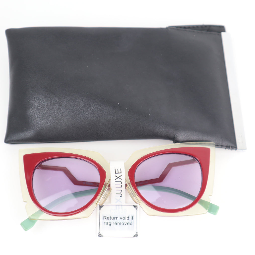 C2715 Fendi Sunglasses Sunglasses Red | Pre-Owned Very Good Red Acetate / Metal