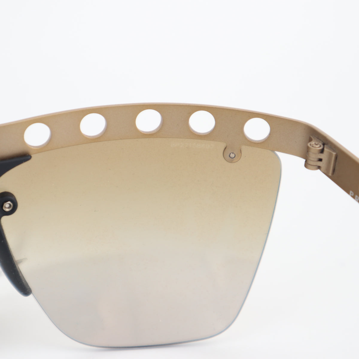 C2719 Prada Sunglasses Metal Perforated Sunglasses SPR 53R | Pre-Owned Very Good Metal