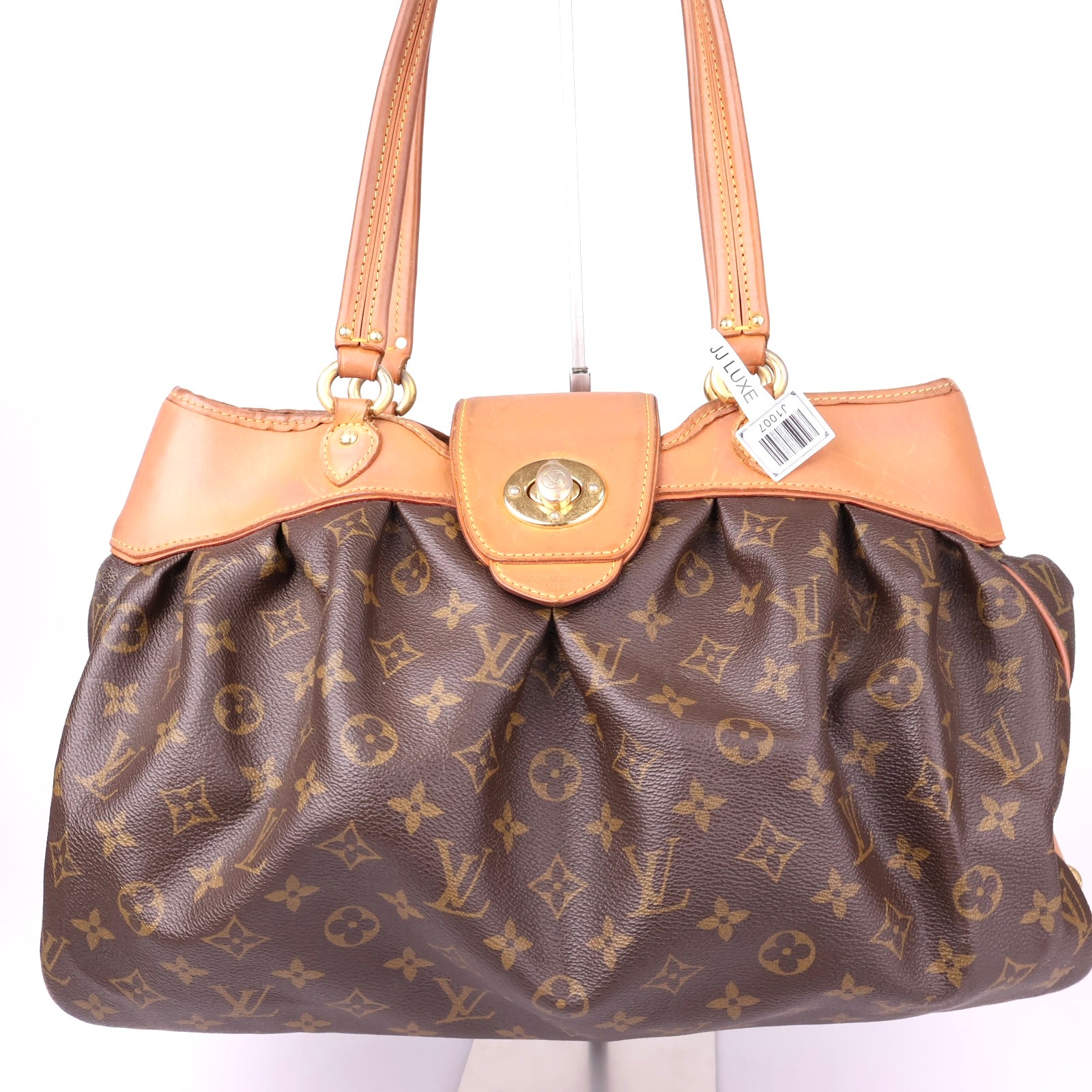 J1007 Louis Vuitton Boetie Monogram Canvas Leather Handbag- Pre Owned