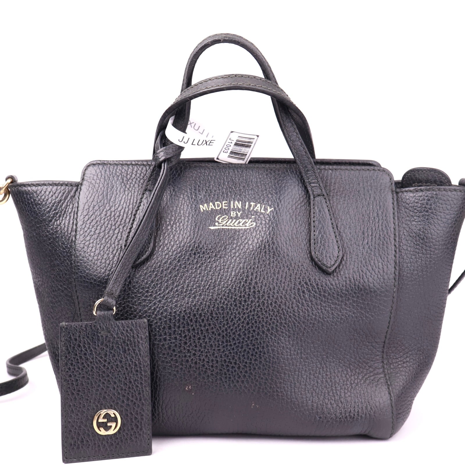 J1003 Gucci Mini Leather Swing Satchel- Pre Owned