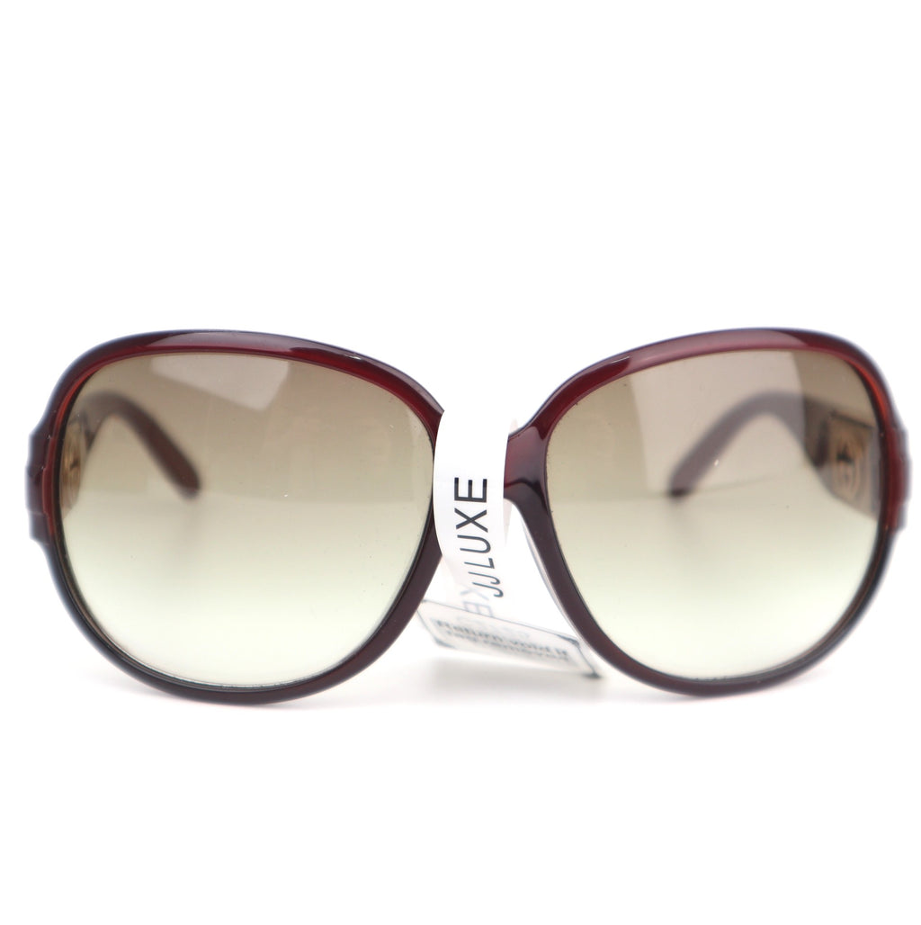 C2725 Gucci Sunglasses GG Gold Logo Sunglasses | Pre-Owned Very Good Gold Acetate / Metal GG