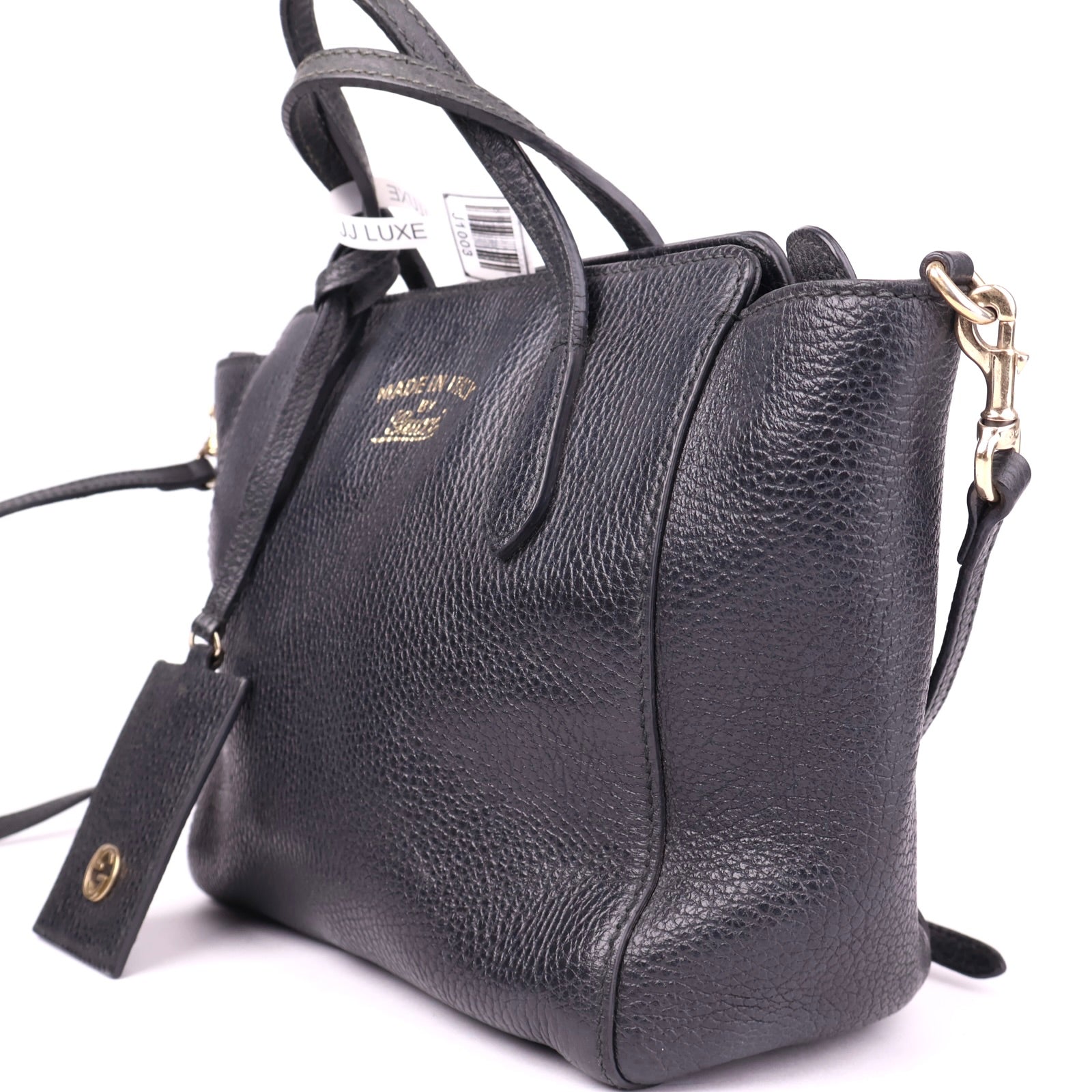 J1003 Gucci Mini Leather Swing Satchel- Pre Owned