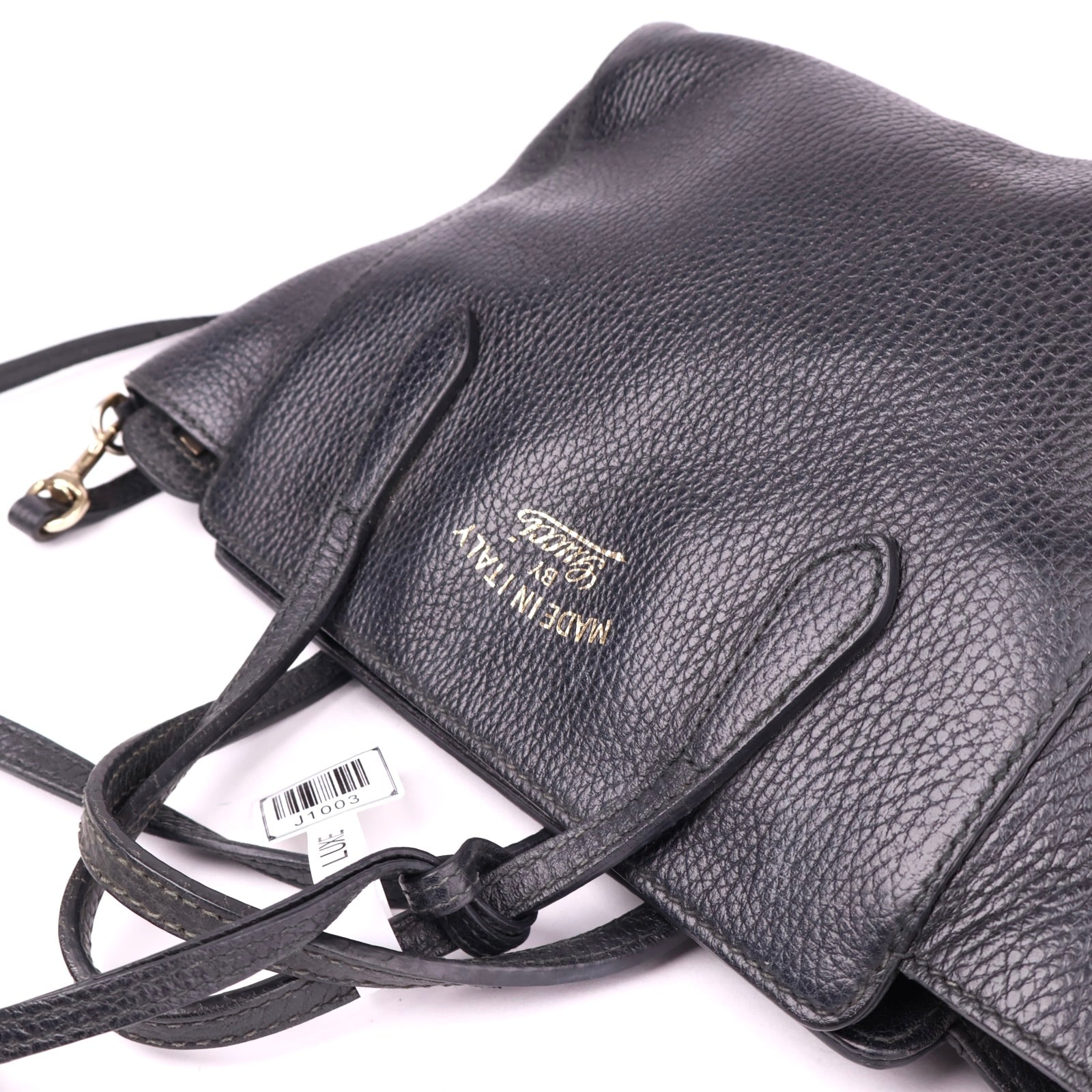 J1003 Gucci Mini Leather Swing Satchel- Pre Owned