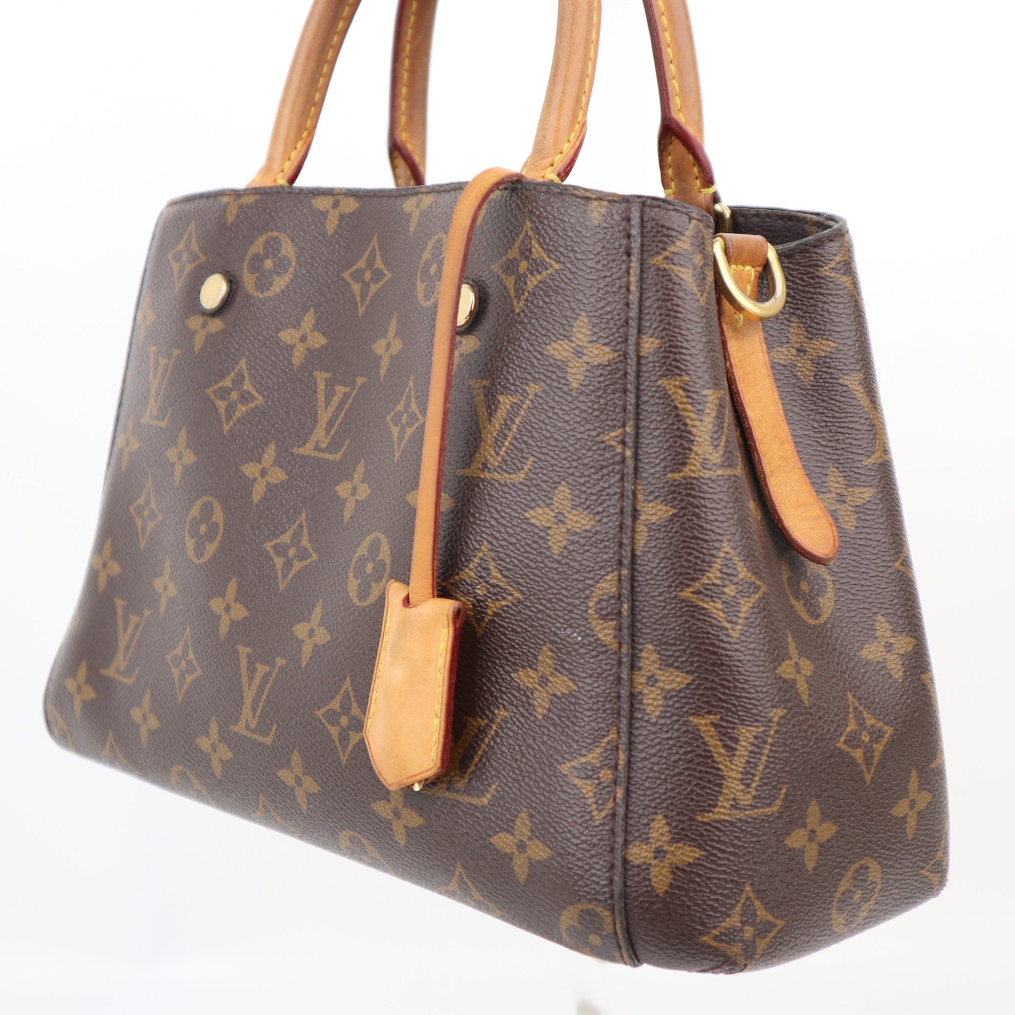 C1232 Louis Vuitton Monogram Canvas Montaigne BB Bag-Pre Owned