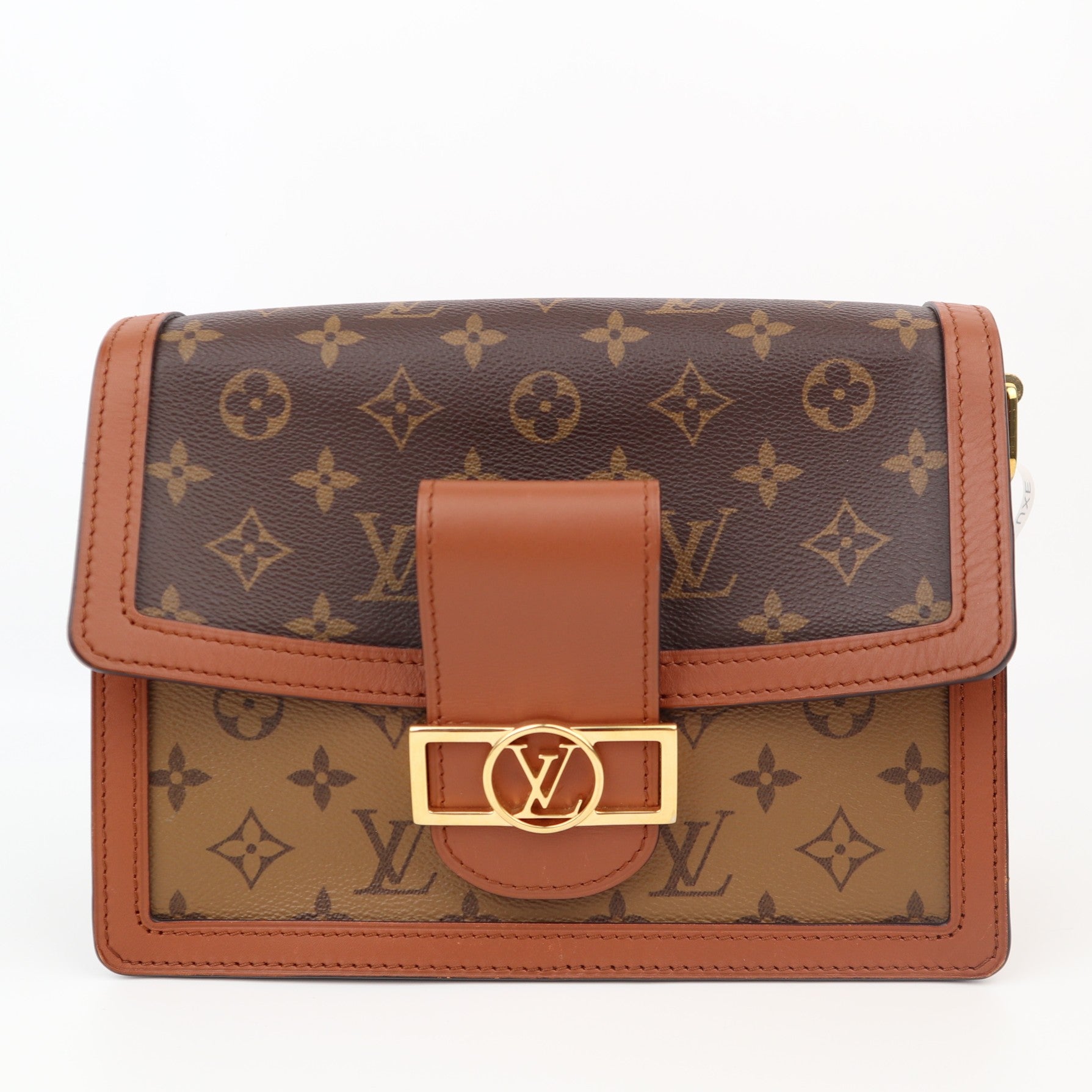 C1233 Louis Vuitton Dauphine Reverse Monogram Canvas MM shoulder bag- Pre Owned