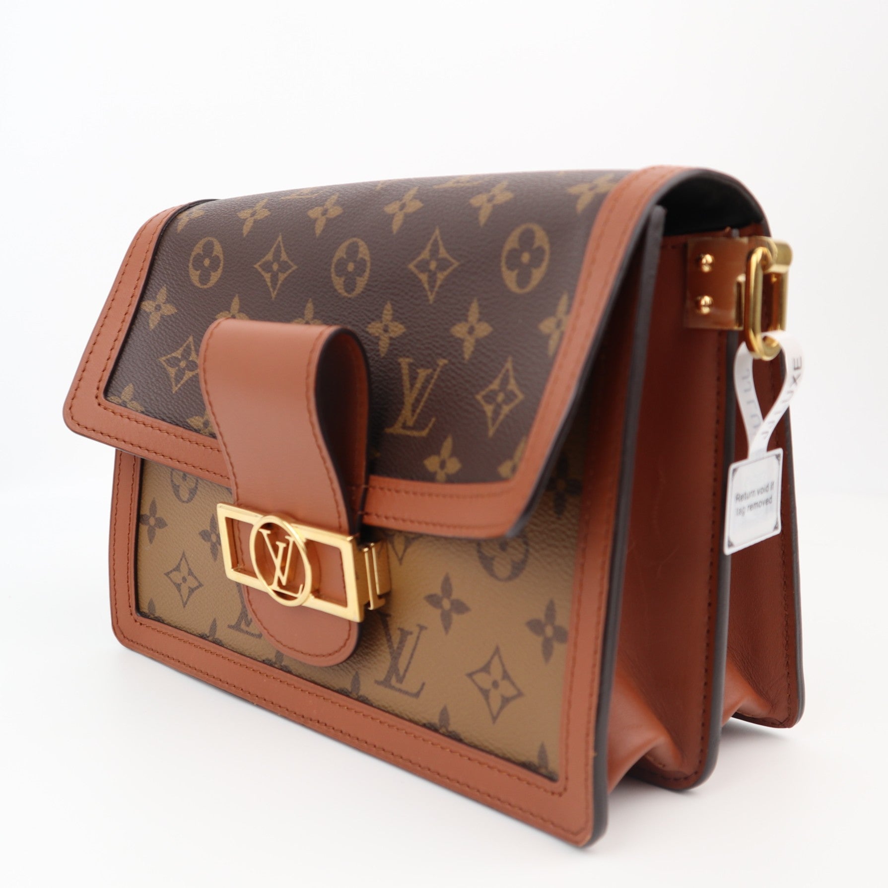 C1233 Louis Vuitton Dauphine Reverse Monogram Canvas MM shoulder bag- Pre Owned