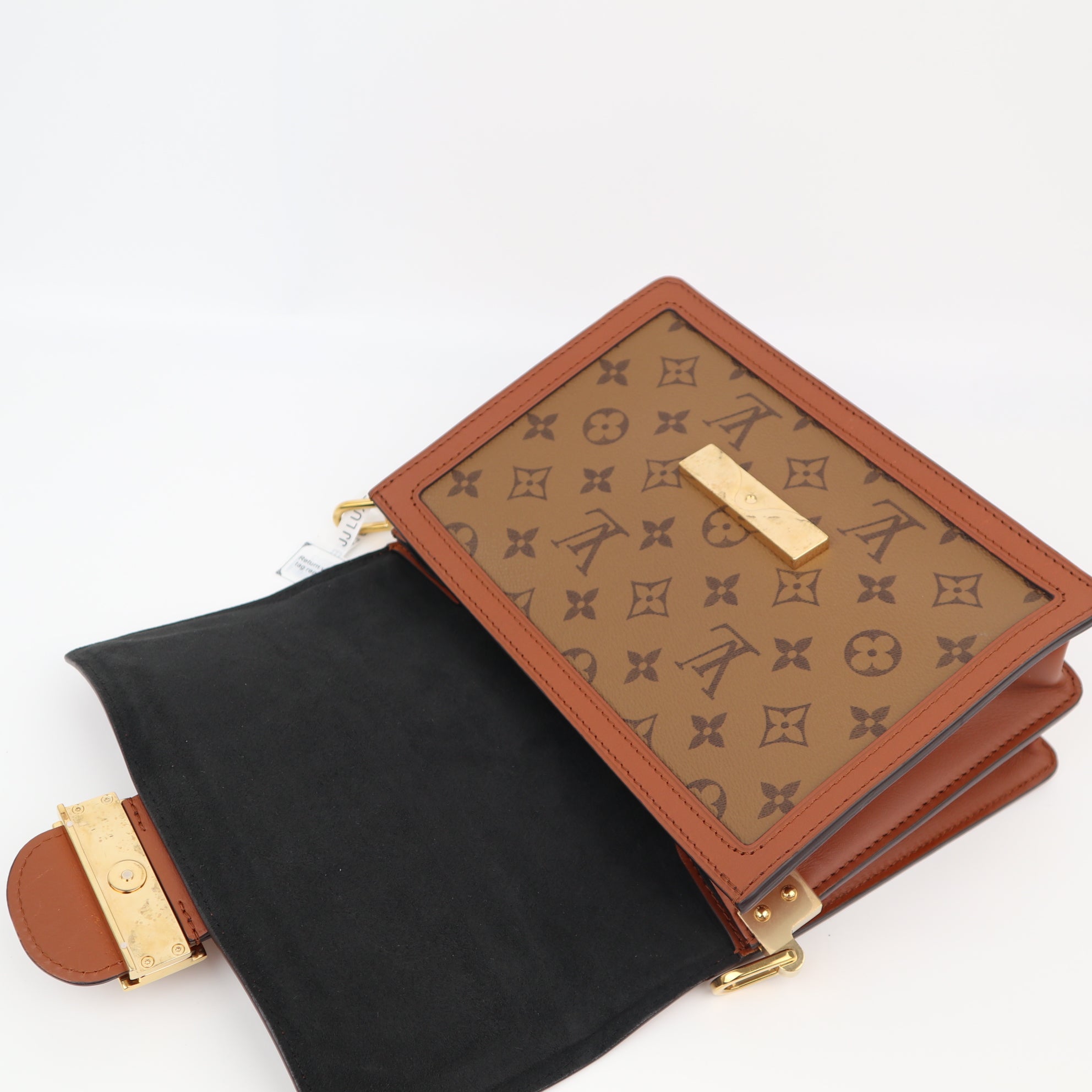 C1233 Louis Vuitton Dauphine Reverse Monogram Canvas MM shoulder bag- Pre Owned
