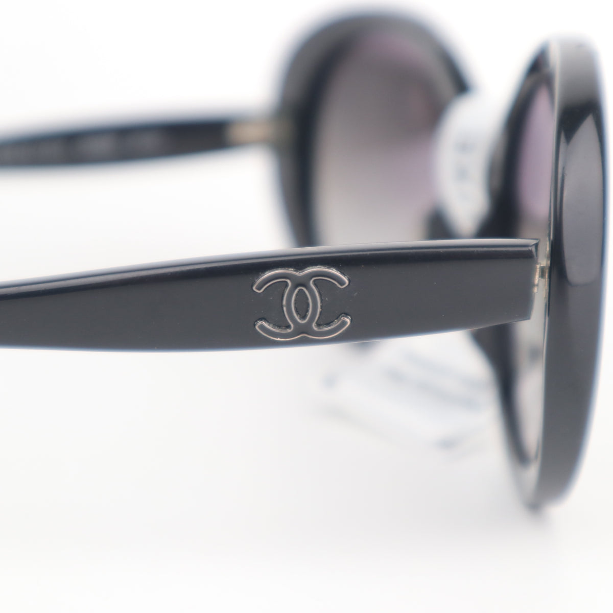 C2730 Chanel Sunglasses Sunglasses Black | Pre-Owned Very Good Black Acetate / Metal