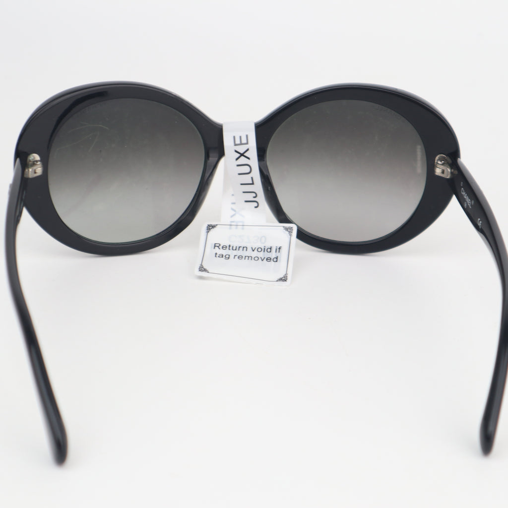 C2730 Chanel Sunglasses Sunglasses Black | Pre-Owned Very Good Black Acetate / Metal