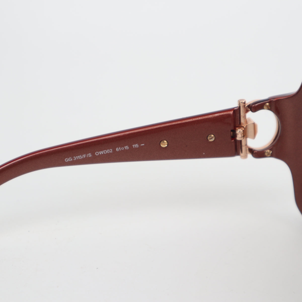 C2731 Gucci Sunglasses GG3115/FIS Sunglasses | Pre-Owned Very Good Acetate / Metal GG