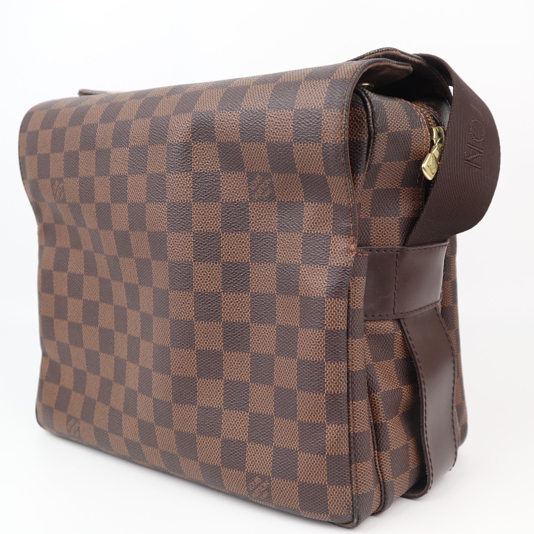 C1234# Louis Vuitton Damier Naviglio Shoulder Bag-Pre Owned