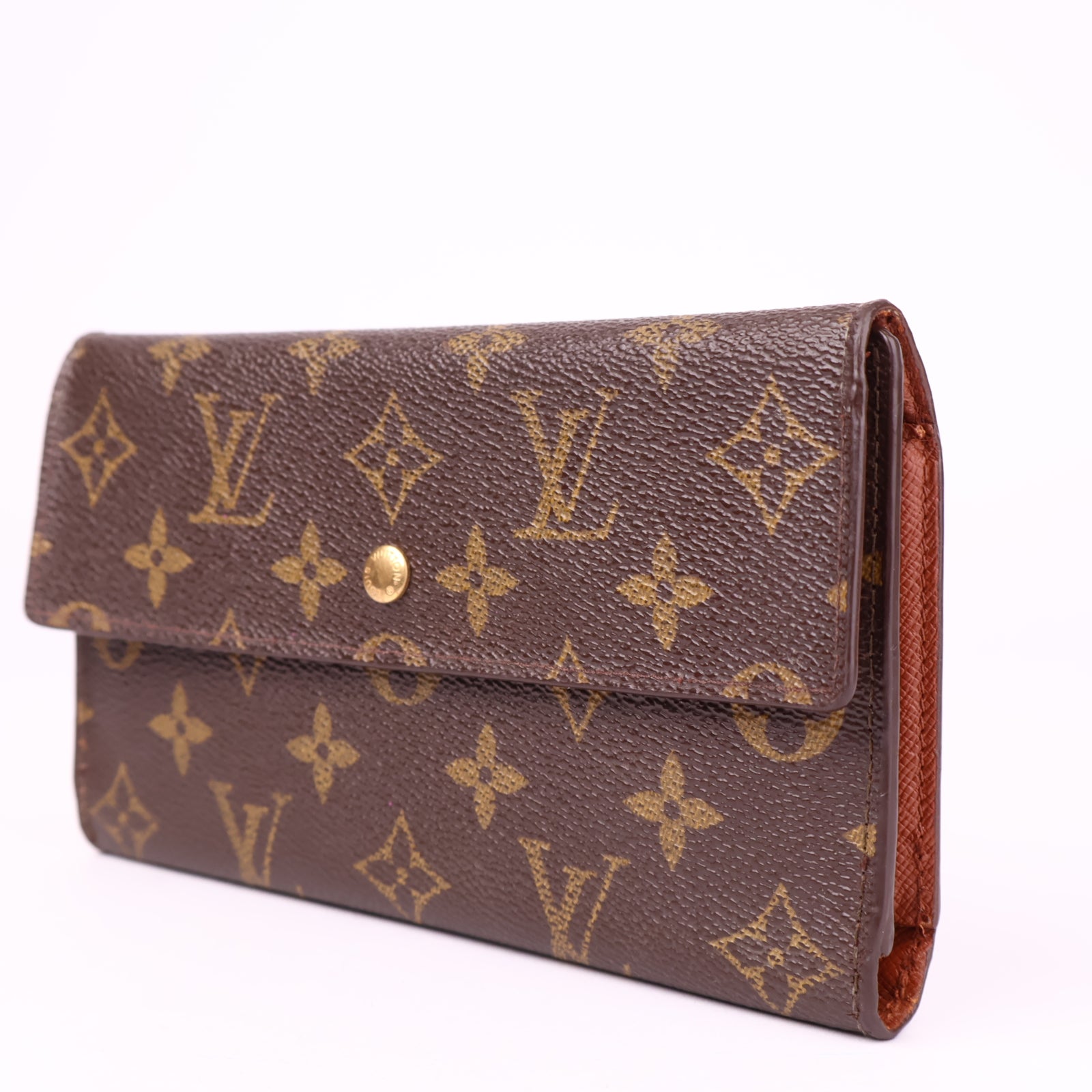 J1688 Louis Vuitton Monogram Canvas Sarah Wallet- Pre Owned