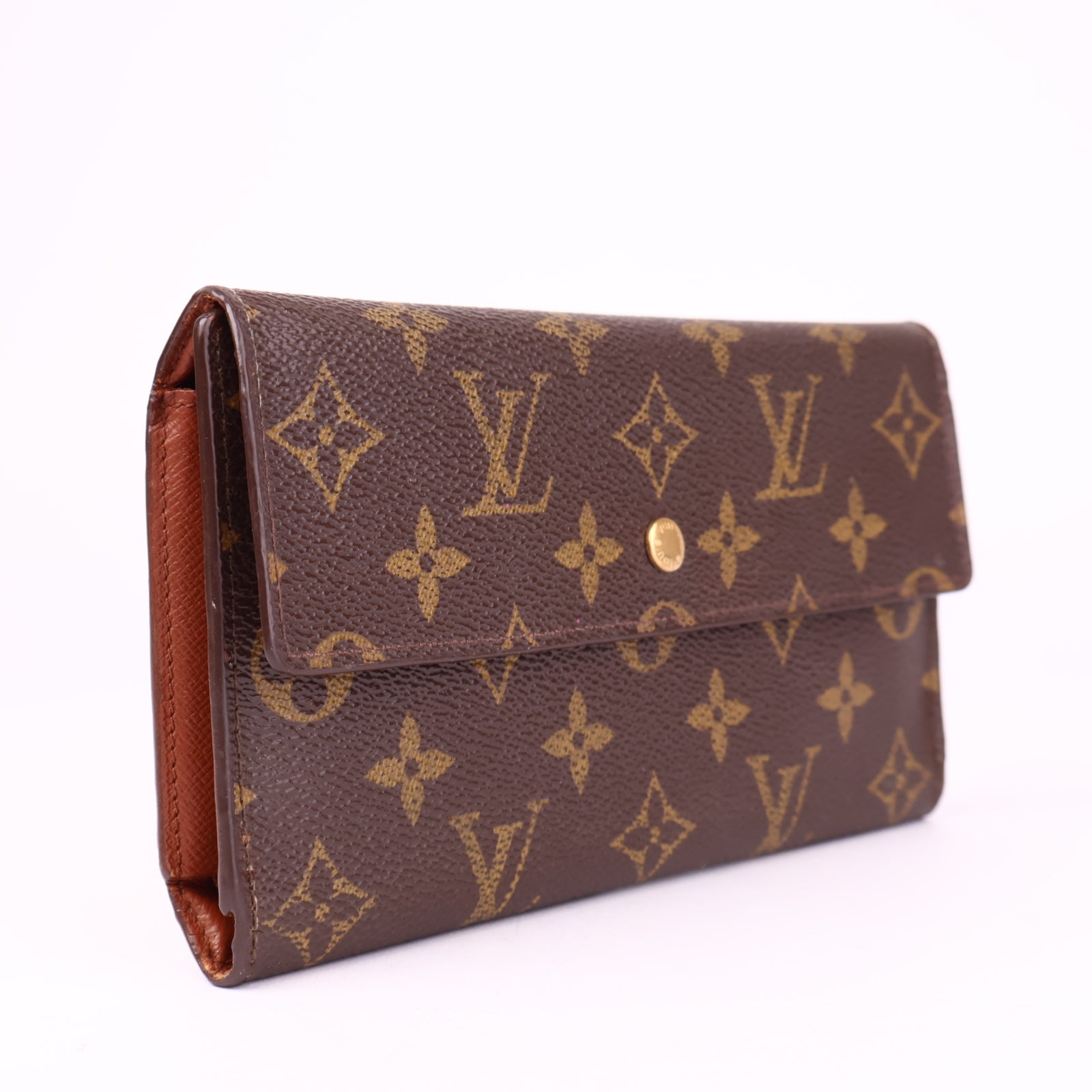 J1688 Louis Vuitton Monogram Canvas Sarah Wallet- Pre Owned