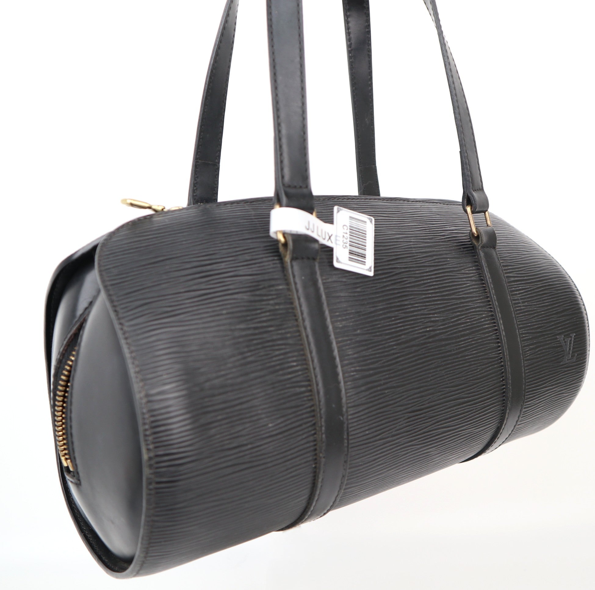 C1235 Louis Vuitton Epi Soufflot Black -Pre Owned
