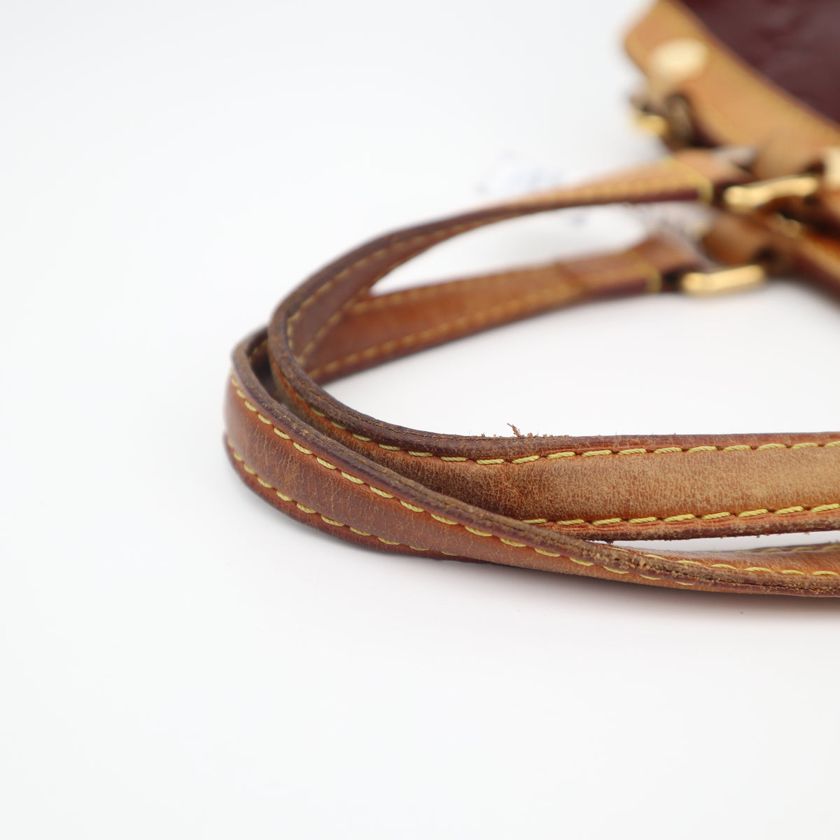 C2733 Louis Vuitton Top Handle Bag Monogram Vernis Brea MM | Pre-Owned Very Good Patent Leather Monogram Vernis