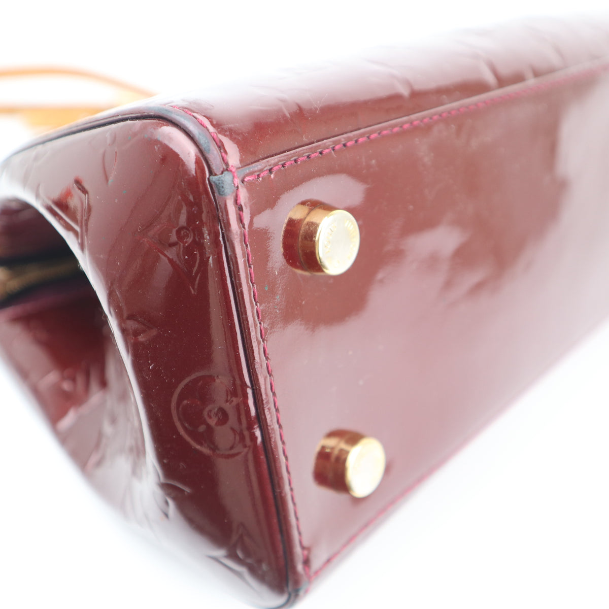 C2733 Louis Vuitton Top Handle Bag Monogram Vernis Brea MM | Pre-Owned Very Good Patent Leather Monogram Vernis