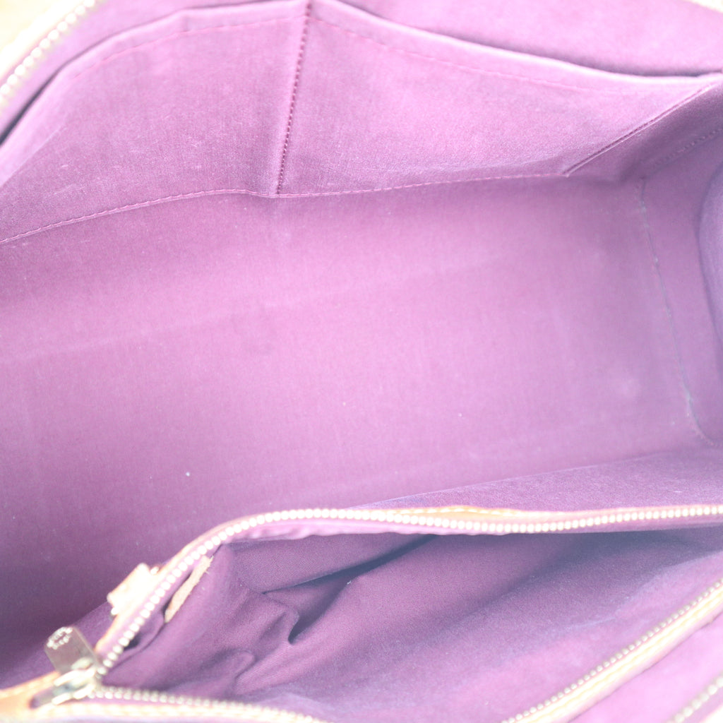 C2733 Louis Vuitton Top Handle Bag Monogram Vernis Brea MM | Pre-Owned Very Good Patent Leather Monogram Vernis