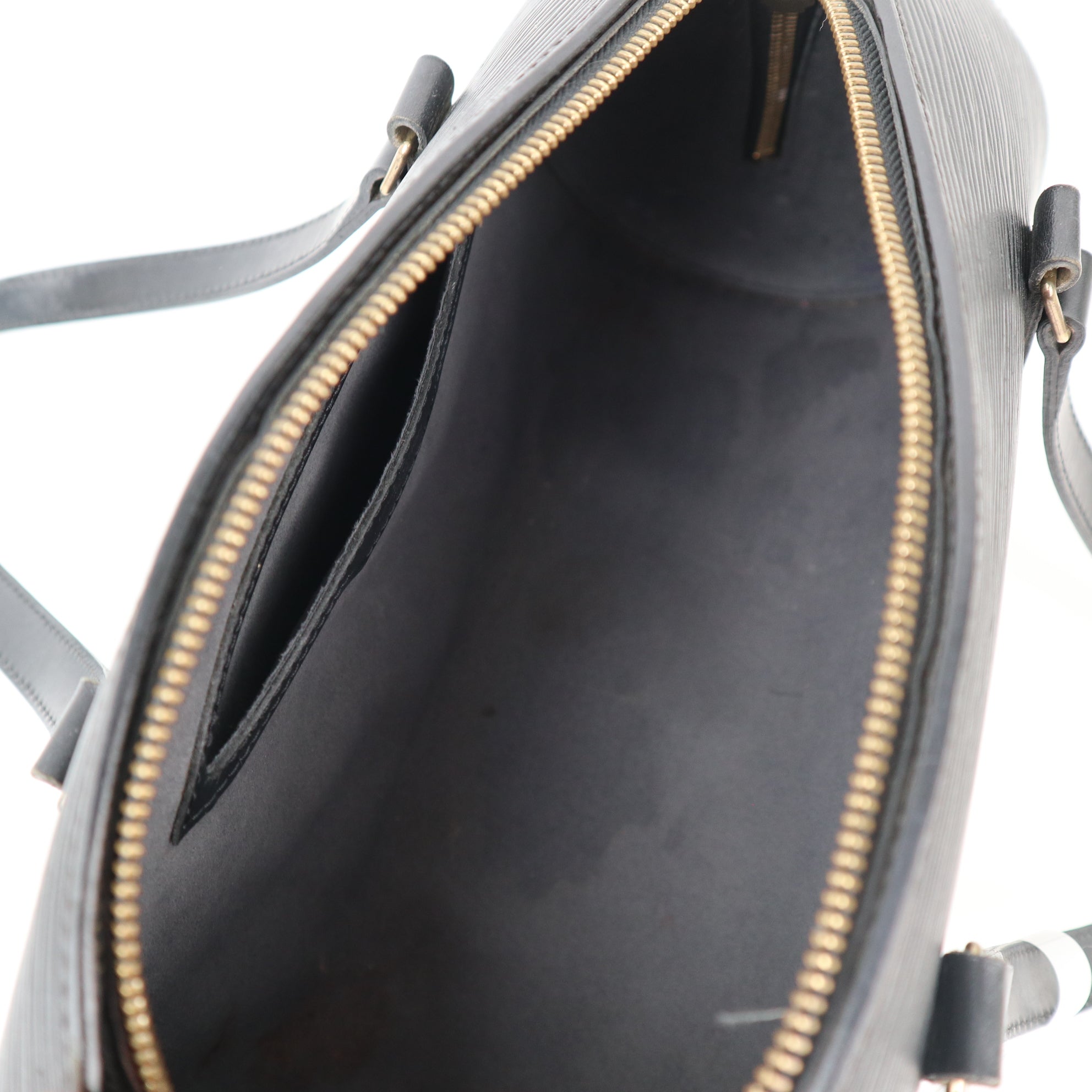 C1235 Louis Vuitton Epi Soufflot Black -Pre Owned