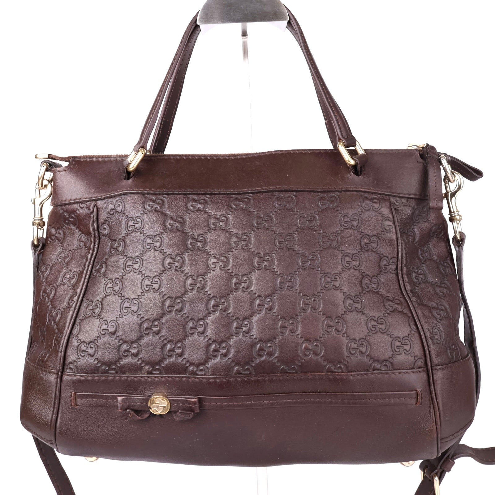 J1164 Gucci Mayfair Guccissima Leather Tote- Pre Owned
