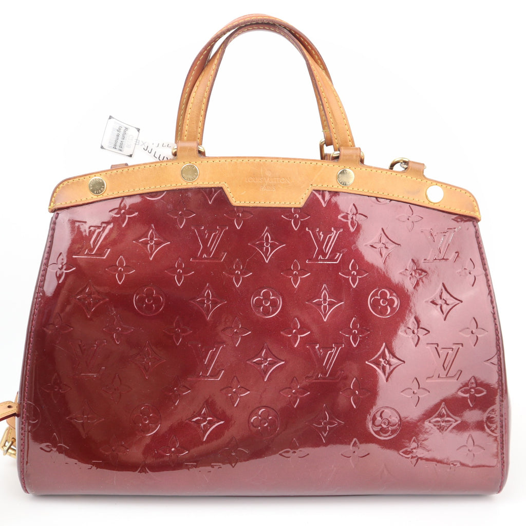 C2736 Louis Vuitton Top Handle Bag Monogram Vernis Brea MM | Pre-Owned Very Good Patent Leather Monogram Vernis